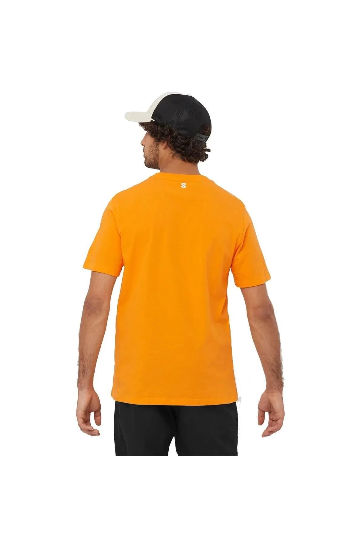 Salomon LC2219100 Running Graphic Ss Tee M Erkek Tişört