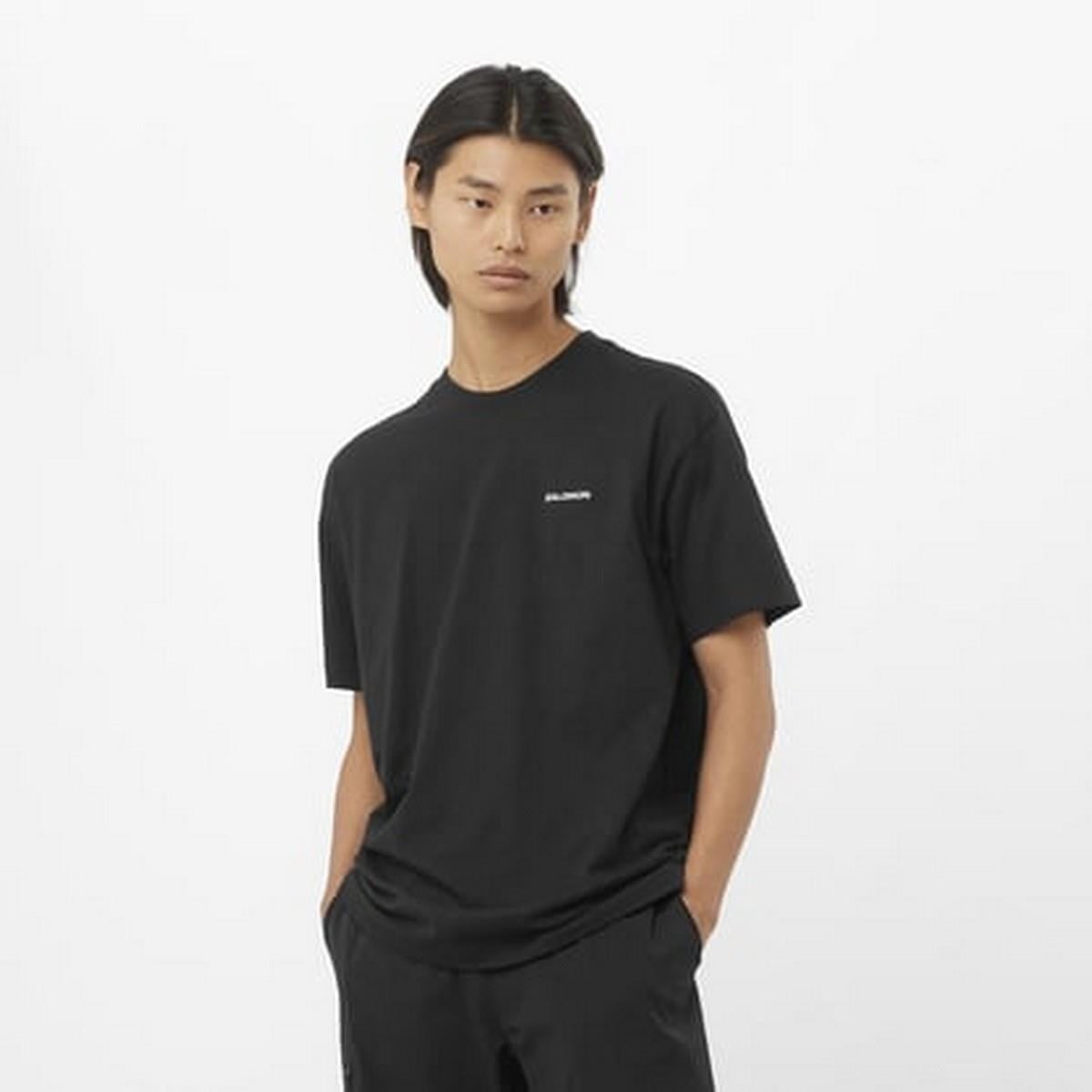 Salomon LC2527200 Logo Rx Tee M Erkek Spor Tişört
