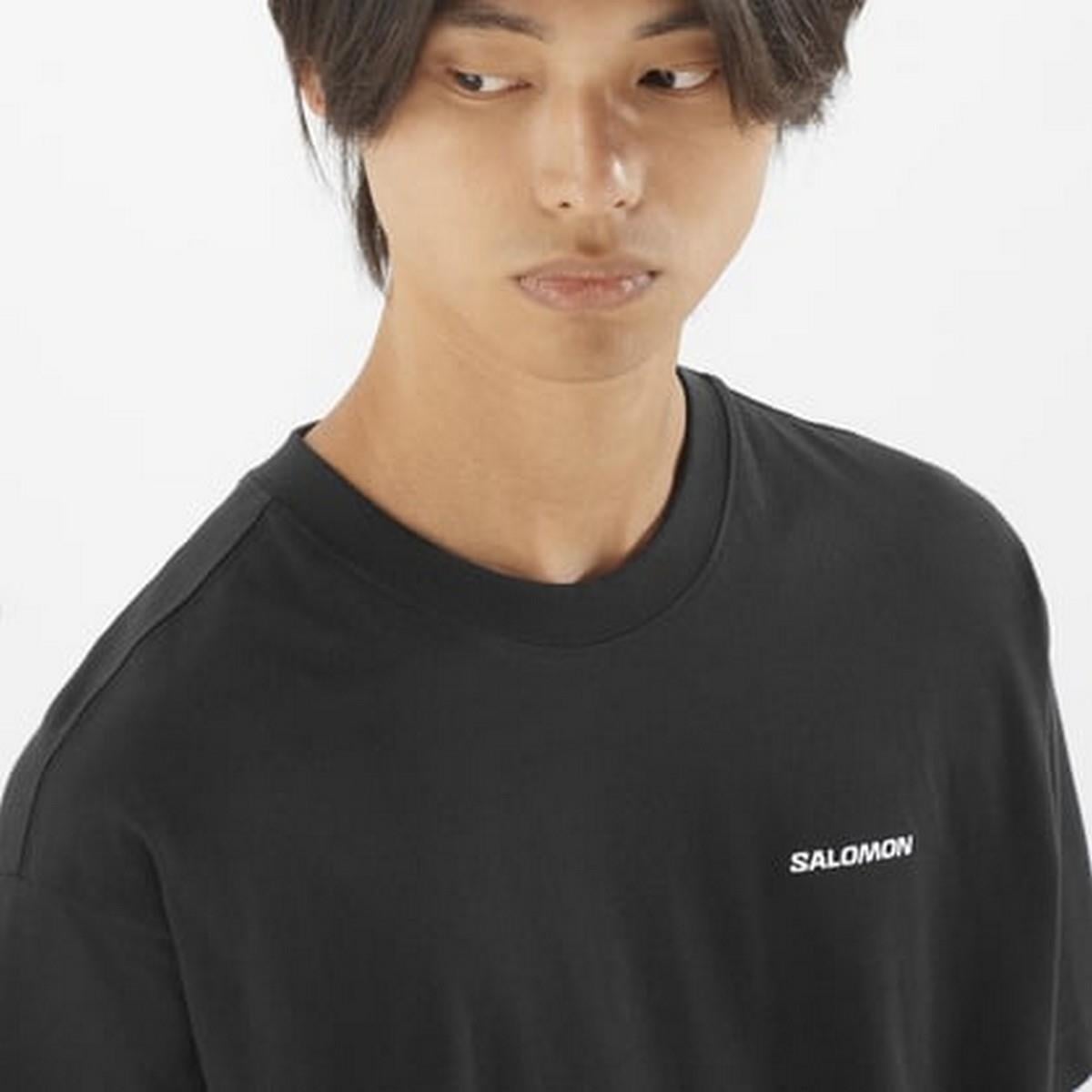 Salomon LC2527200 Logo Rx Tee M Erkek Spor Tişört
