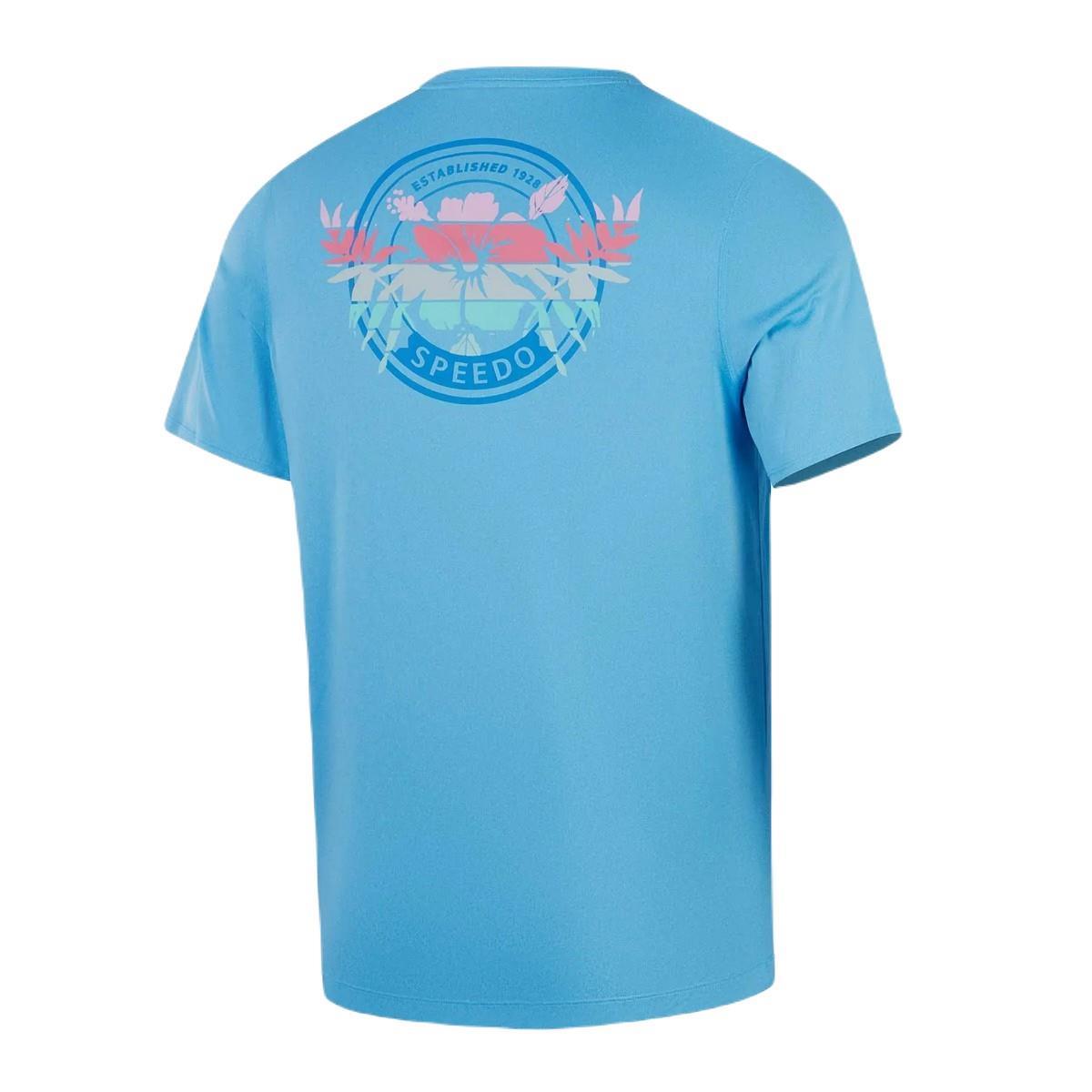 Speedo 8-00395716242 Ss Graphic Swim Shirt Am Erkek Güneş Koruyucu Tişört