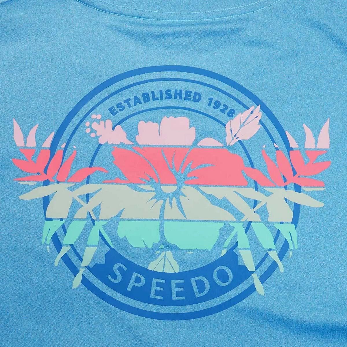 Speedo 8-00395716242 Ss Graphic Swim Shirt Am Erkek Güneş Koruyucu Tişört