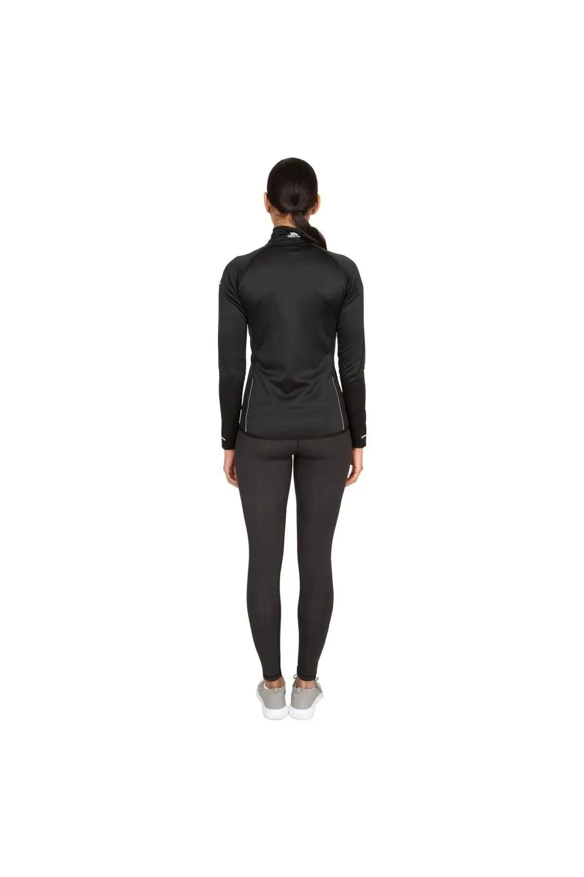Trespass FATOLSTR0011-BLK Evie - Female Active Full Zip Top Tp75 Kadın Softshell Ceket
