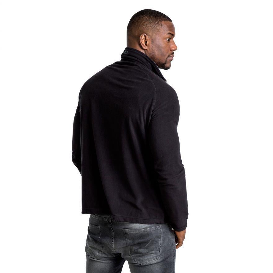Trespass MAFLMFN10001-BLK Blackford - Male Microfleece At100 Erkek Polar