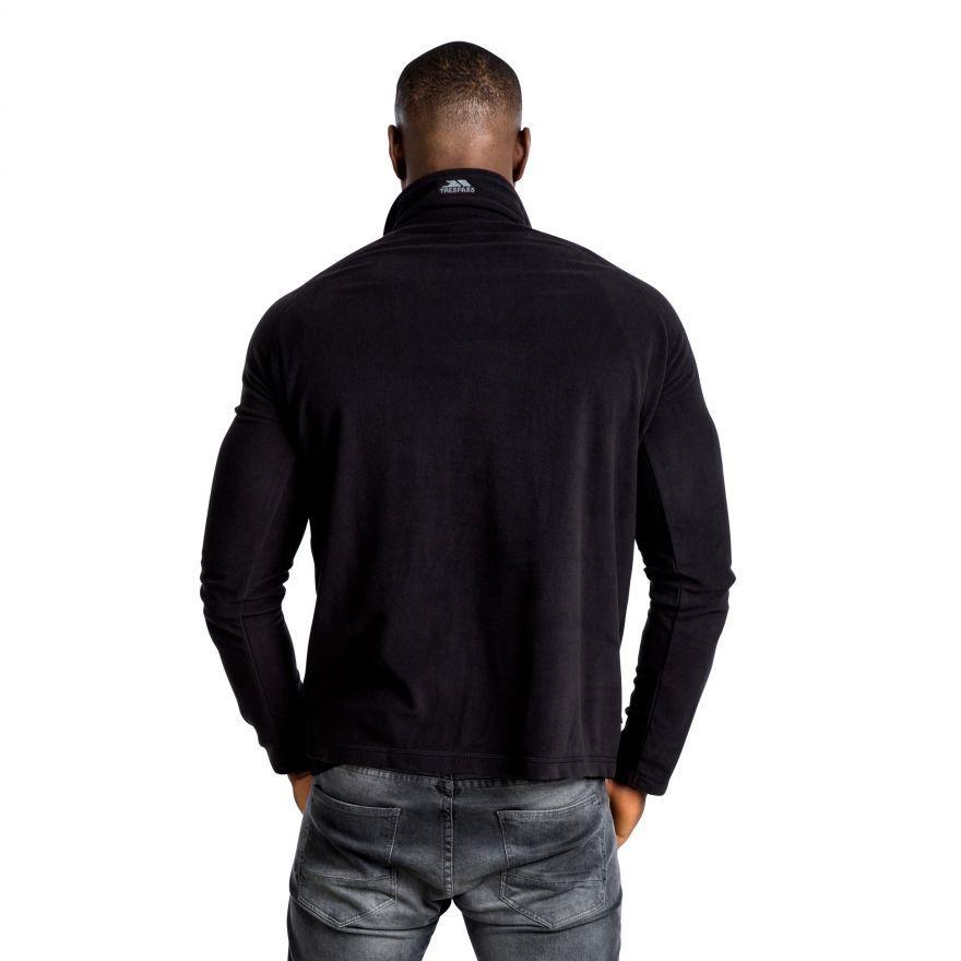 Trespass MAFLMFN10001-BLK Blackford - Male Microfleece At100 Erkek Polar