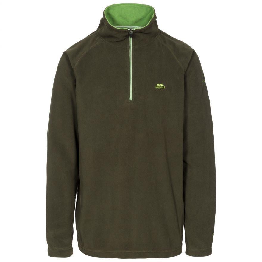 Trespass MAFLMFN10001-OLI Blackford - Male Microfleece At100 Erkek Polar