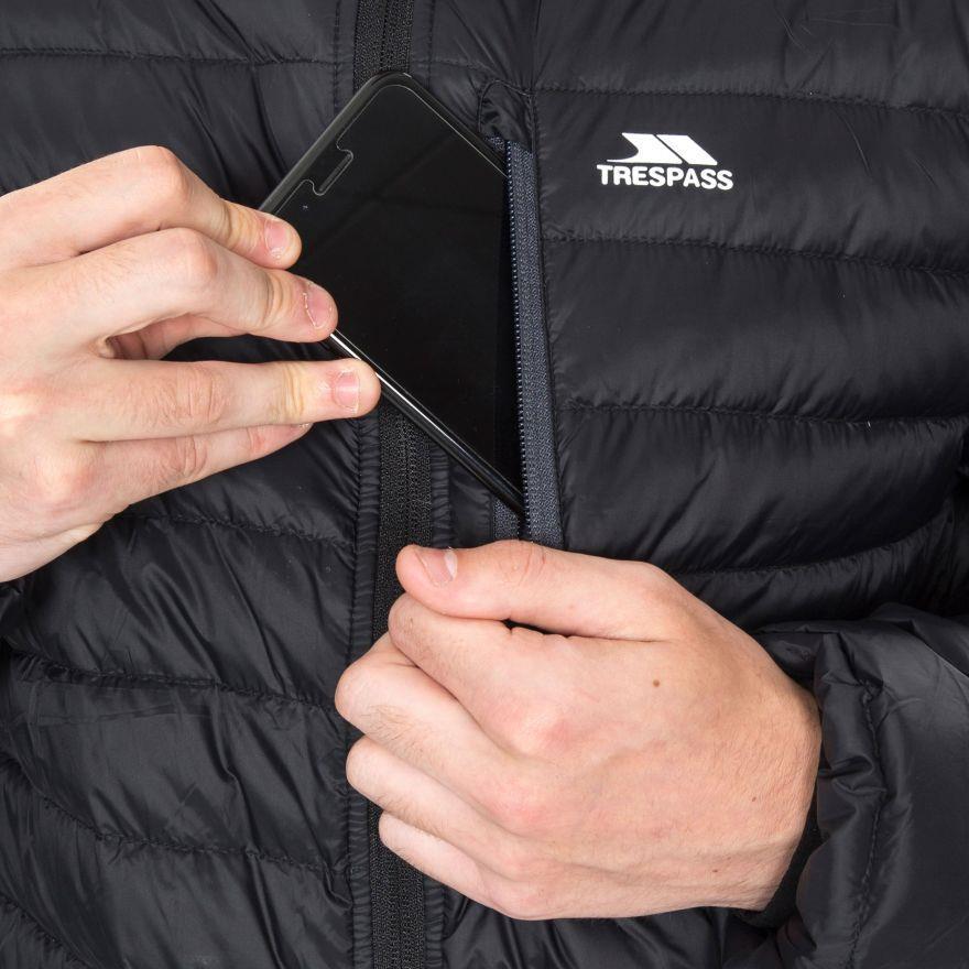 Trespass MAJKDOM20001-BLK Digby - Male Down Jkt Erkek Outdoor Mont