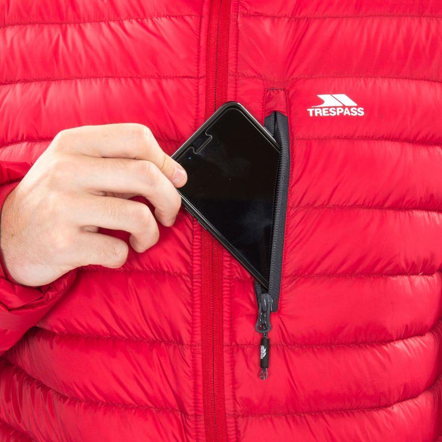 Trespass MAJKDOM20001-RED Digby - Male Down Jkt Erkek Outdoor Mont