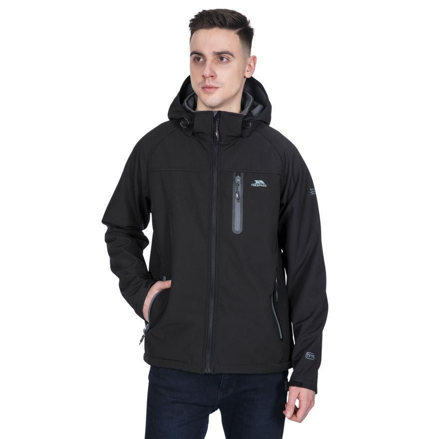 Trespass MAJKSSM20007-BLK Accelerator II - Male Softshell Jkt Tp75 Erkek Softshell Ceket