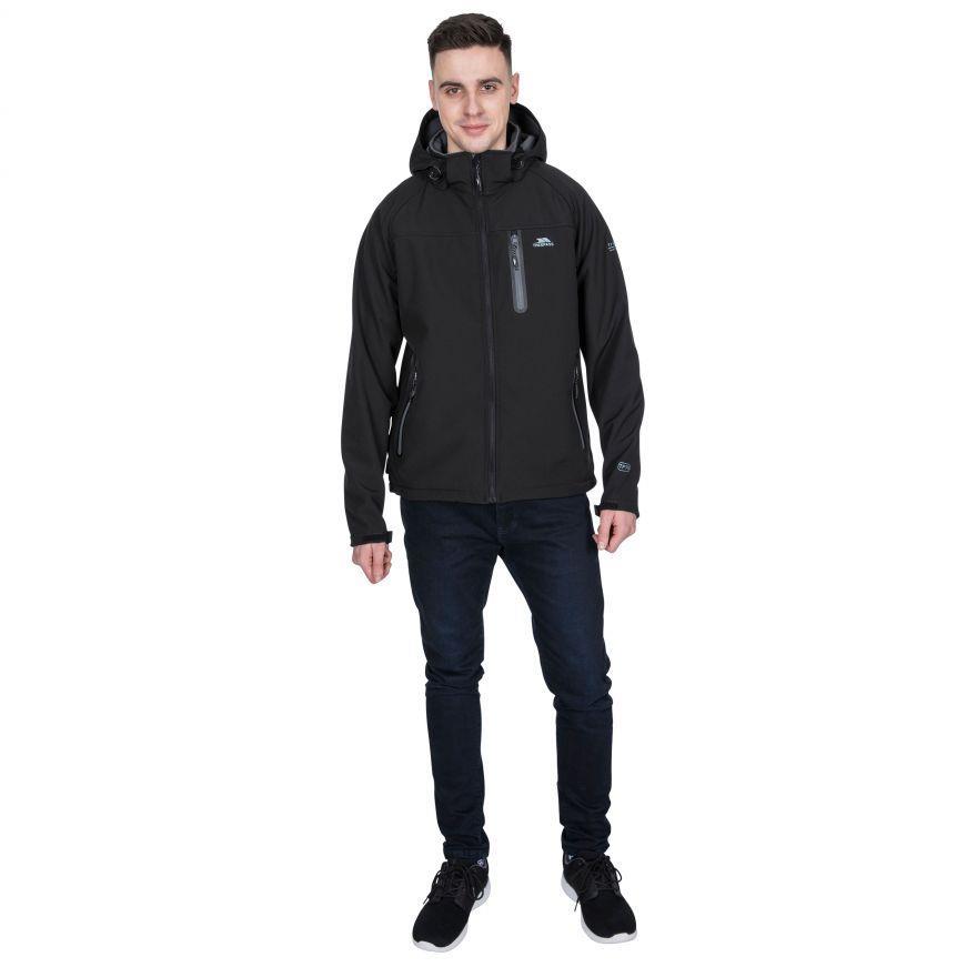 Trespass MAJKSSM20007-BLK Accelerator II - Male Softshell Jkt Tp75 Erkek Softshell Ceket