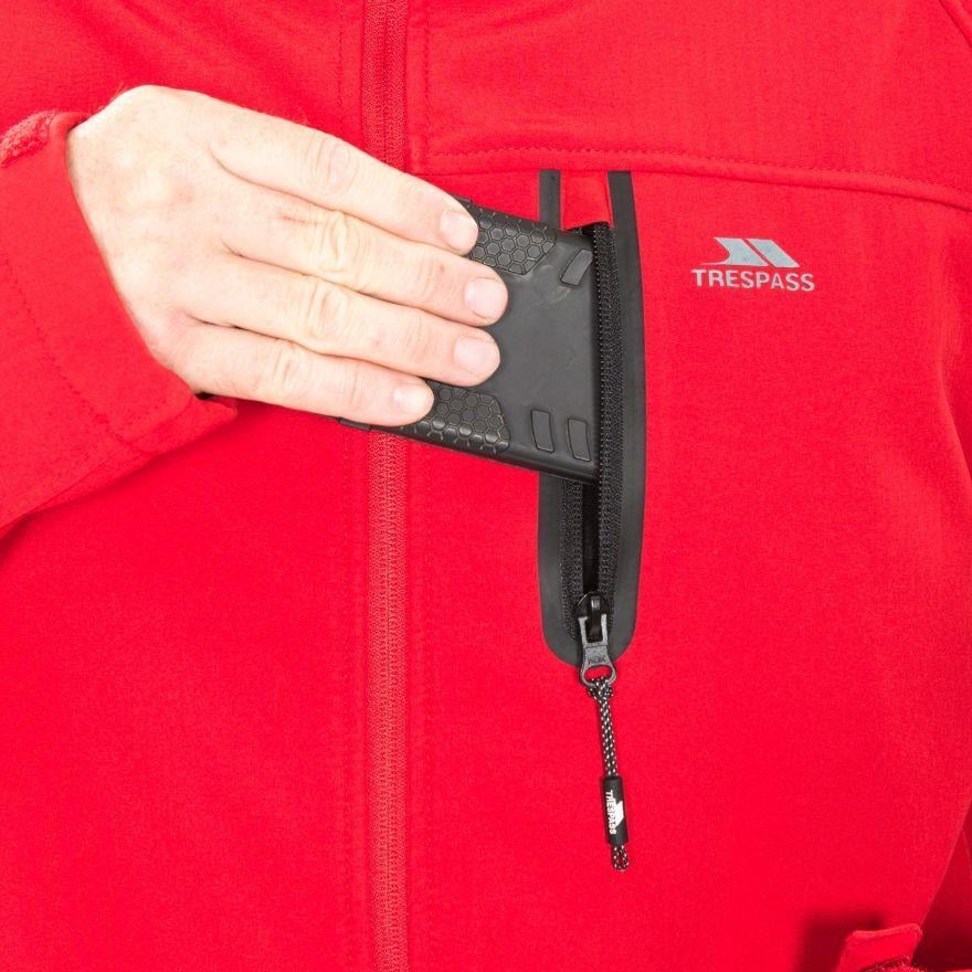Trespass MAJKSSM20007-RED Accelerator II - Male Softshell Jkt Tp75 Erkek Softshell Ceket