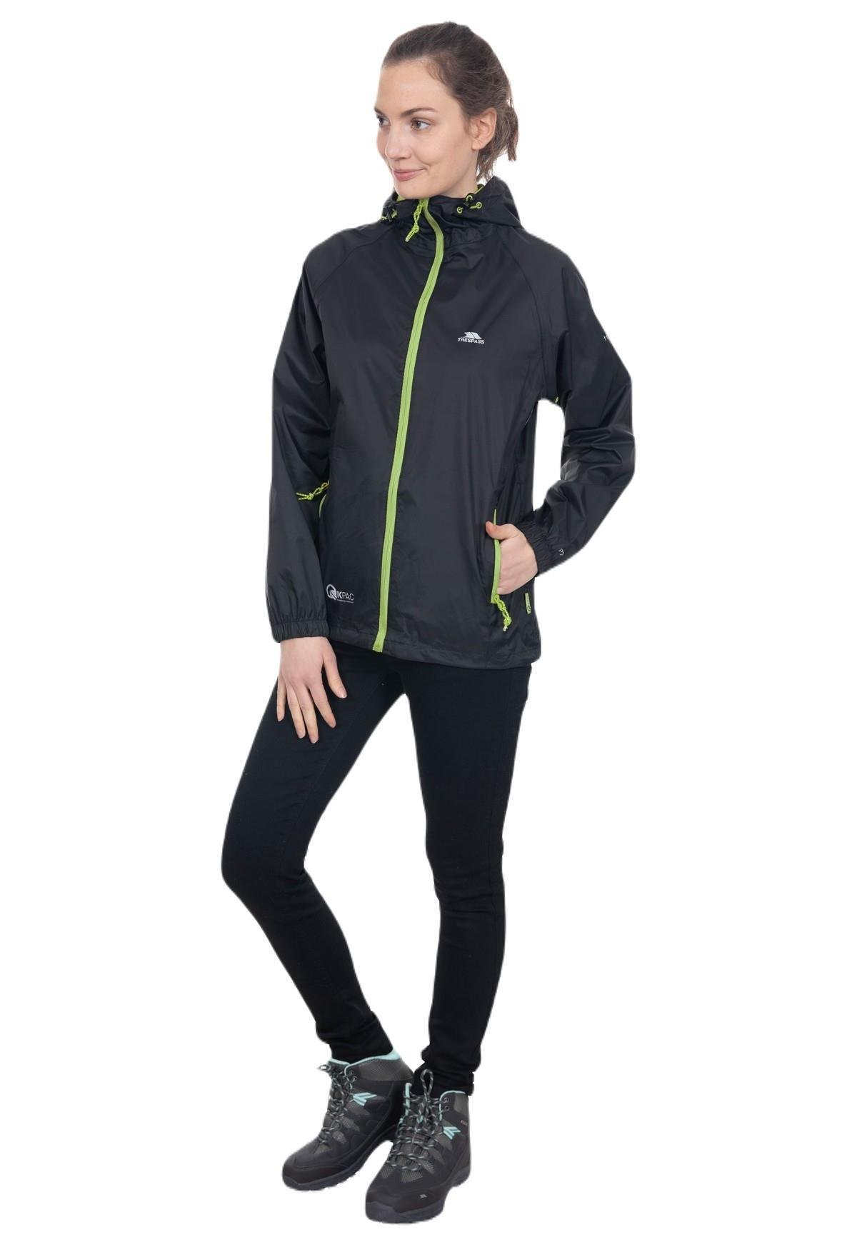 Trespass UAJKRAI10001 Qikpac Packaway Tp75 Unisex Yağmurluk
