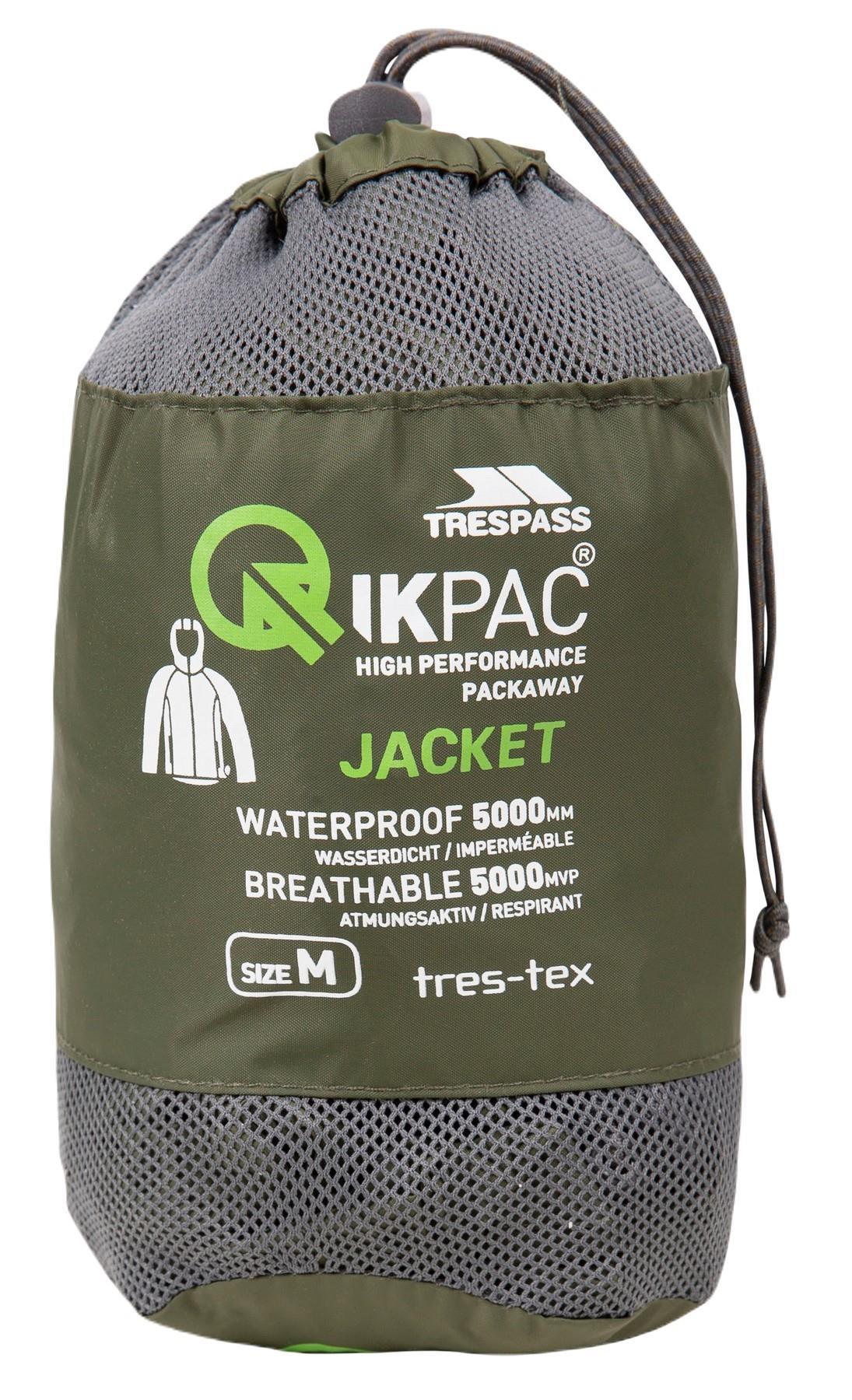 Trespass UAJKRAI10001 Qikpac Packaway Tp75 Unisex Yağmurluk