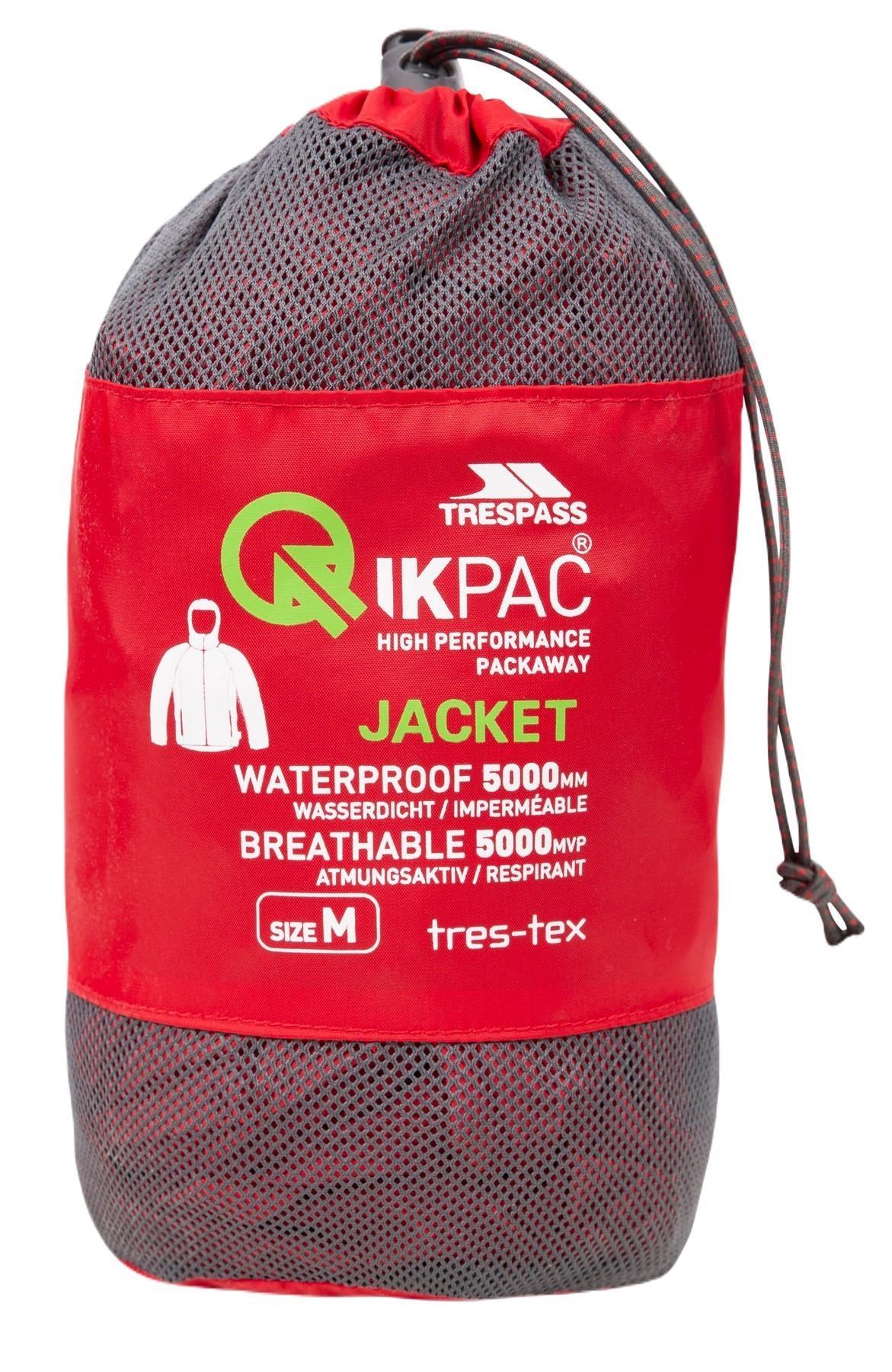 Trespass UAJKRAI10001 Qikpac Packaway Tp75 Unisex Yağmurluk