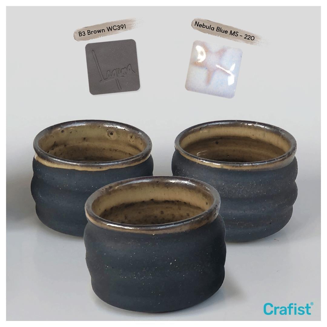B3 Brown - Siyah Stoneware Çamur WC-391