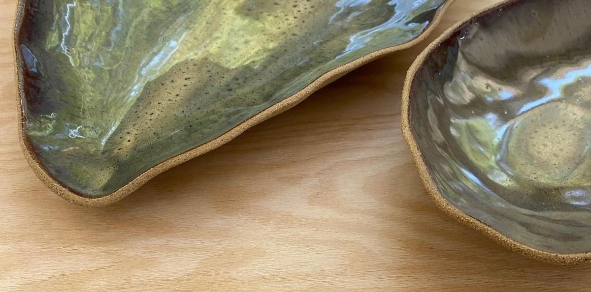 Calico - Benekli Gri Stoneware Çamur WC871