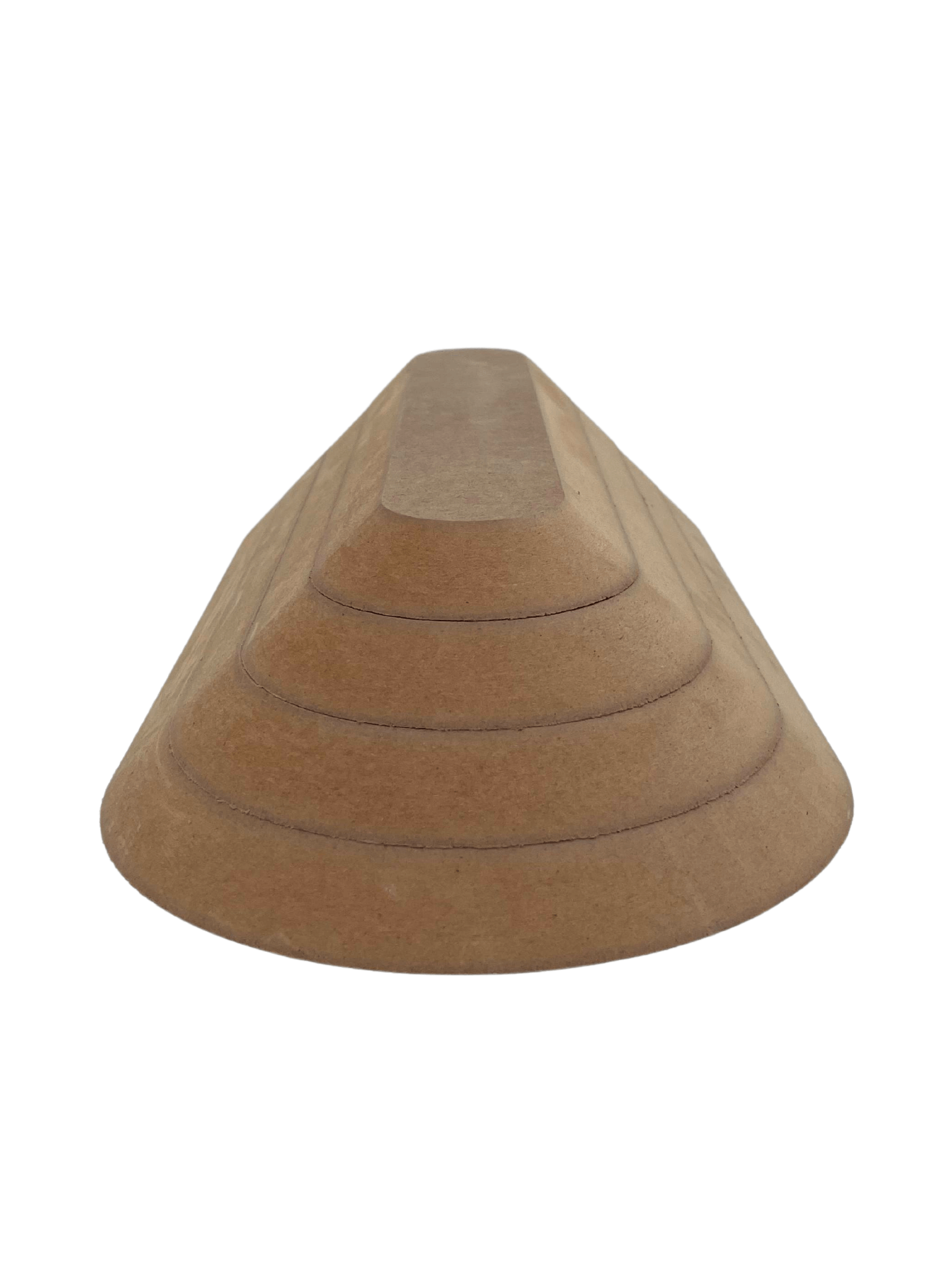 Düz Oval Ahşap Tabak Kalıbı - 4 Parça SET