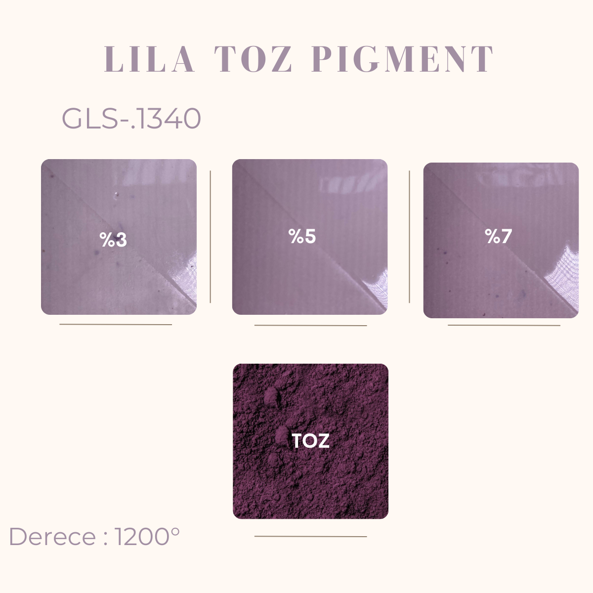 Lila Toz Pigment GLS-1340