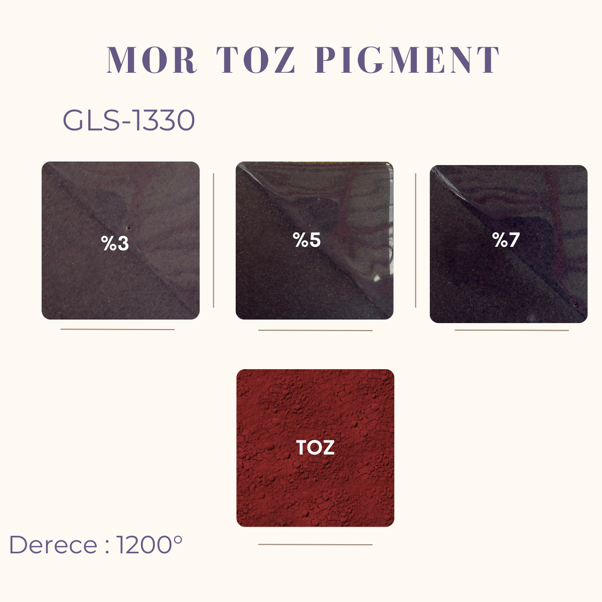 Mor Toz Pigment GLS-1330