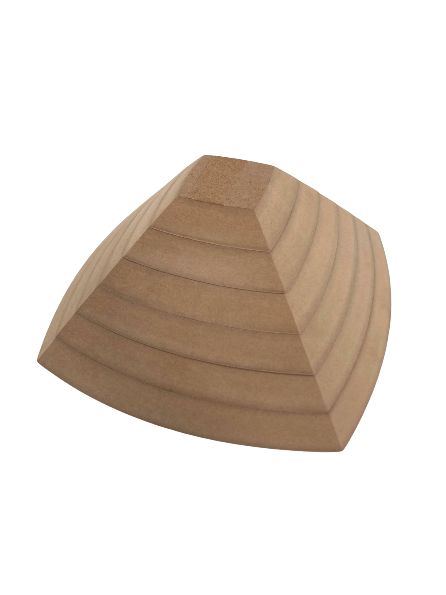 Oval Kare Ahşap Tabak Kalıbı - 6 Parça SET