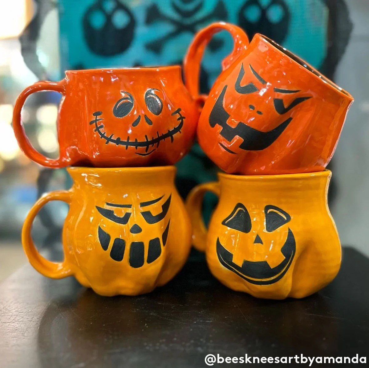 Pumpkin Face - Siyah Sıraltı Transfer Kağıdı 52x39cm