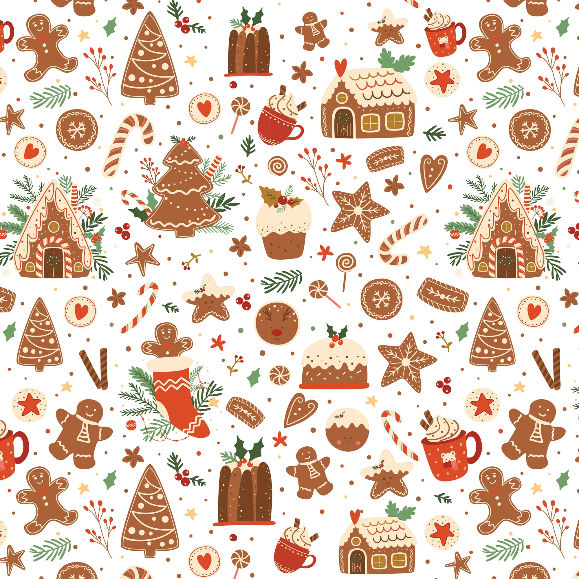 UNDERGLAZE TRANSFER- Gingerbread House-19 x 13 inch