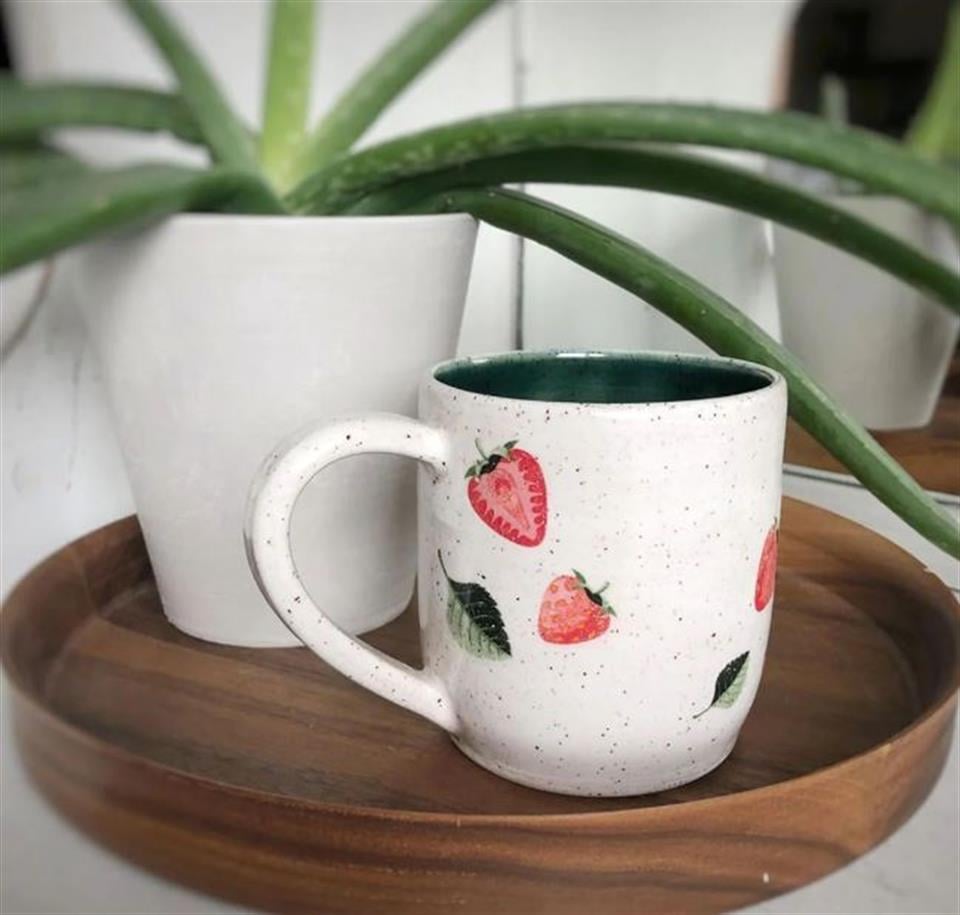 Underglaze Transfer -Strawberry24X16Cm