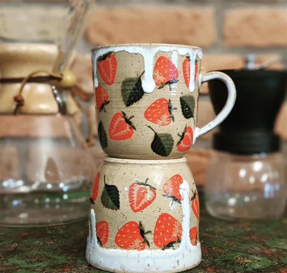 Underglaze Transfer -Strawberry24X16Cm