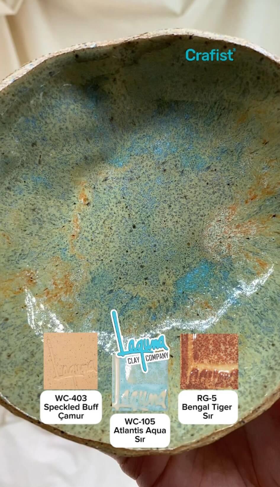 WC - 105 Atlantis Aqua Glaze