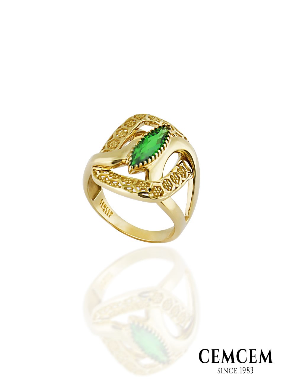 Cemcem Apex Green I YüzükCemcem Apex Green I YüzükRENKLİ TAŞLI YÜZÜKCEMCEM