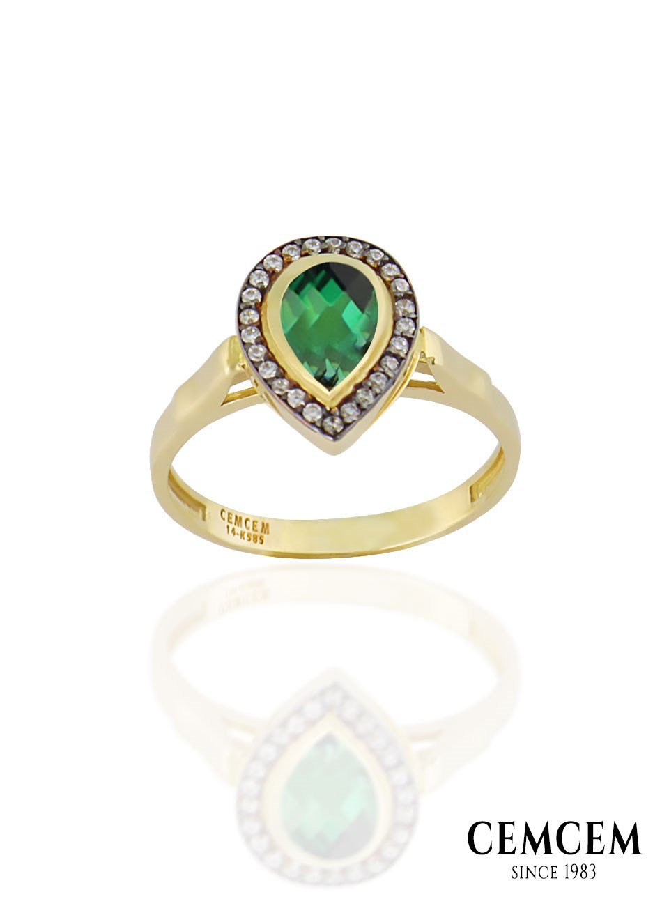Cemcem Bolide Green II Yüzük Cemcem Bolide Green III YüzükRENKLİ TAŞLI YÜZÜKCEMCEM