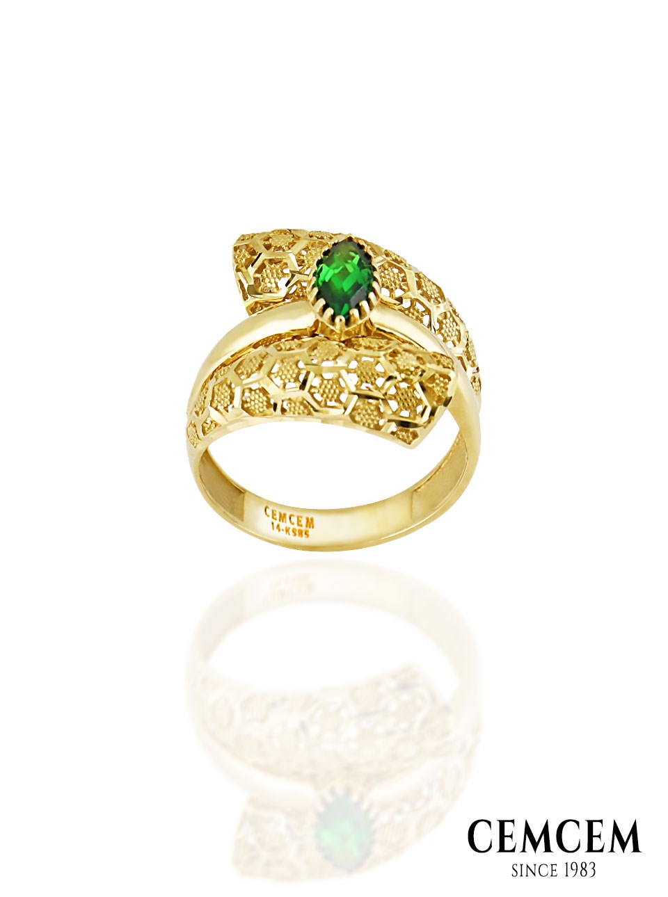 Cemcem Minevra Green I YüzükCemcem Minevra Green II YüzükRENKLİ TAŞLI YÜZÜKCEMCEM