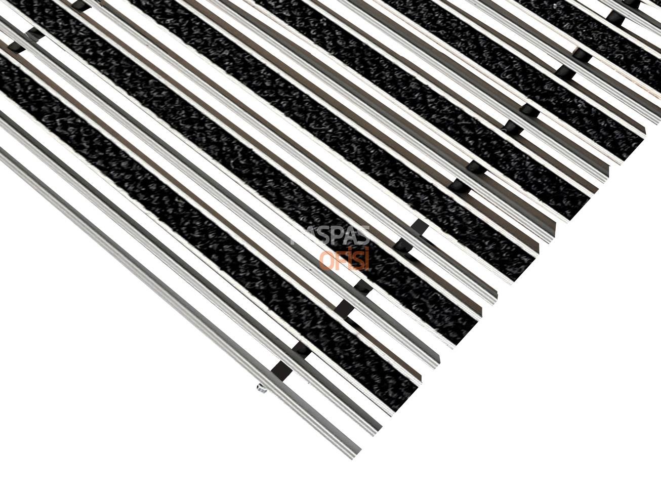 20mm Alüminyum Şeritli Profil Alüminyum Paspas