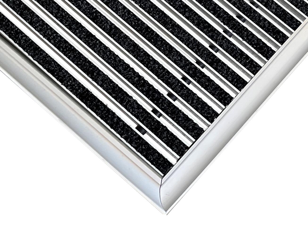 20mm Standart Profil Alüminyum Paspas Çerçeveli