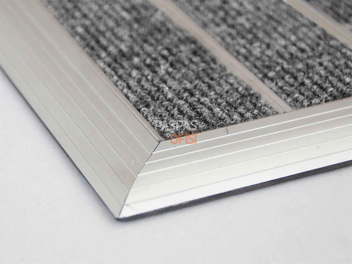 Alüminyum Paspas Gri Renkli