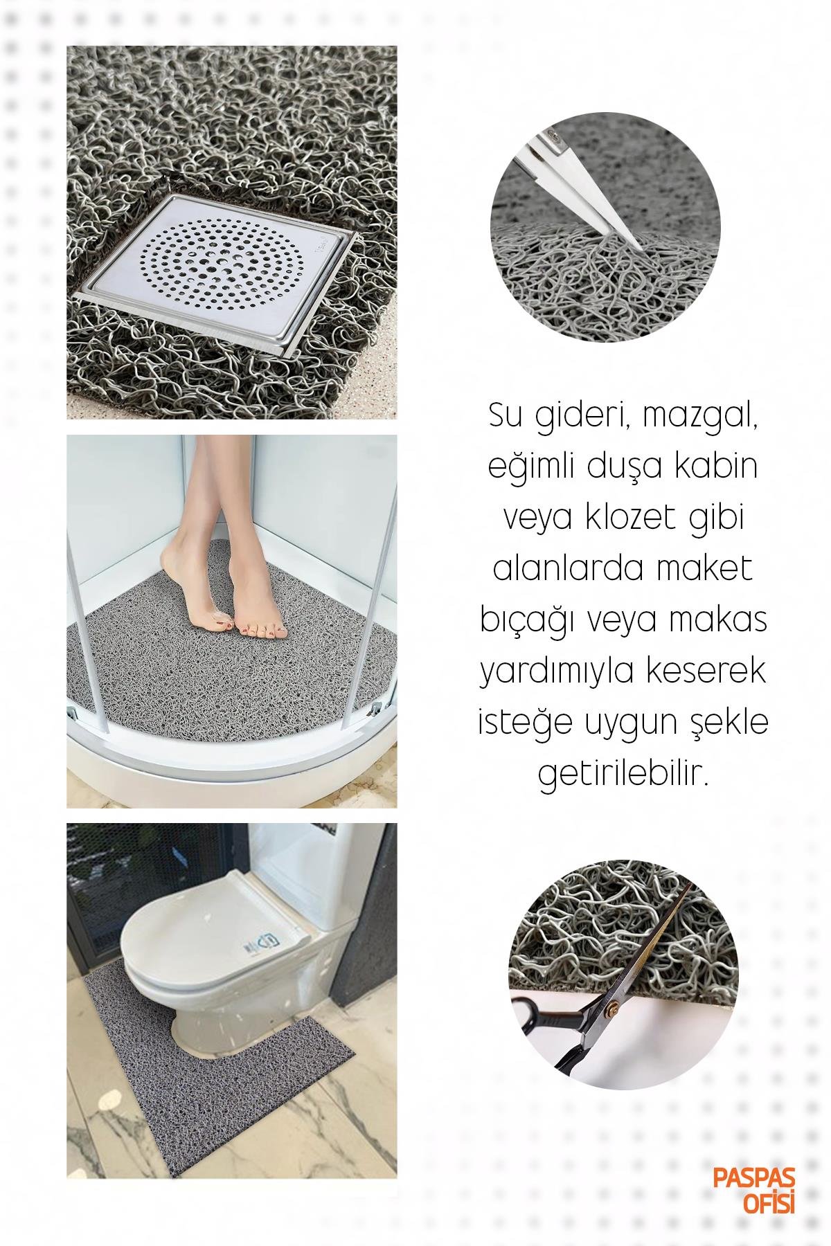 Banyo Paspası Su Sıçratmaz Kayma Önleyici