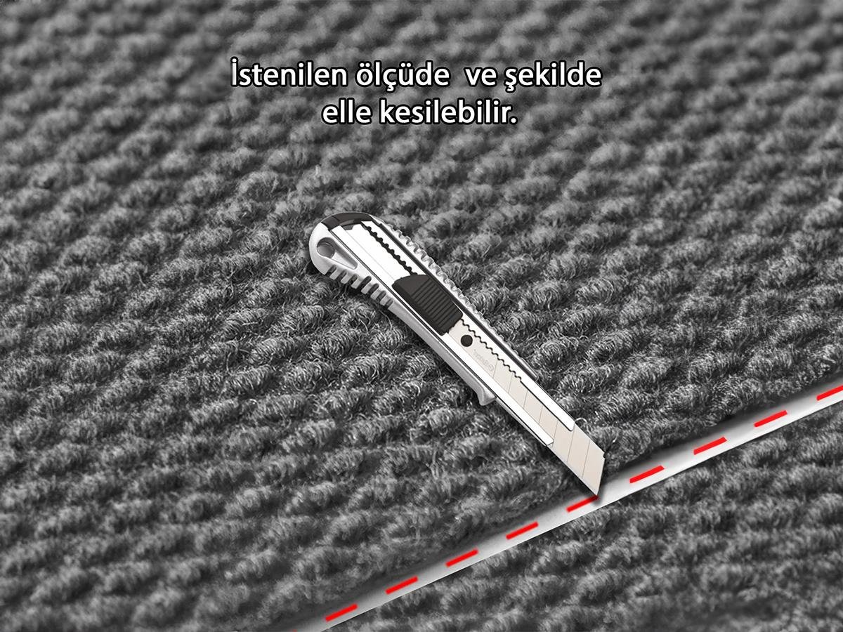 Gri Asansör Paspası İş Yeri ve Bina Paspası Apartman Paspası Kaymaz Paspas