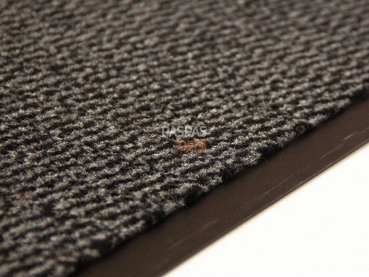 Gri Çizgili Siyah Nem Alıcı Paspas