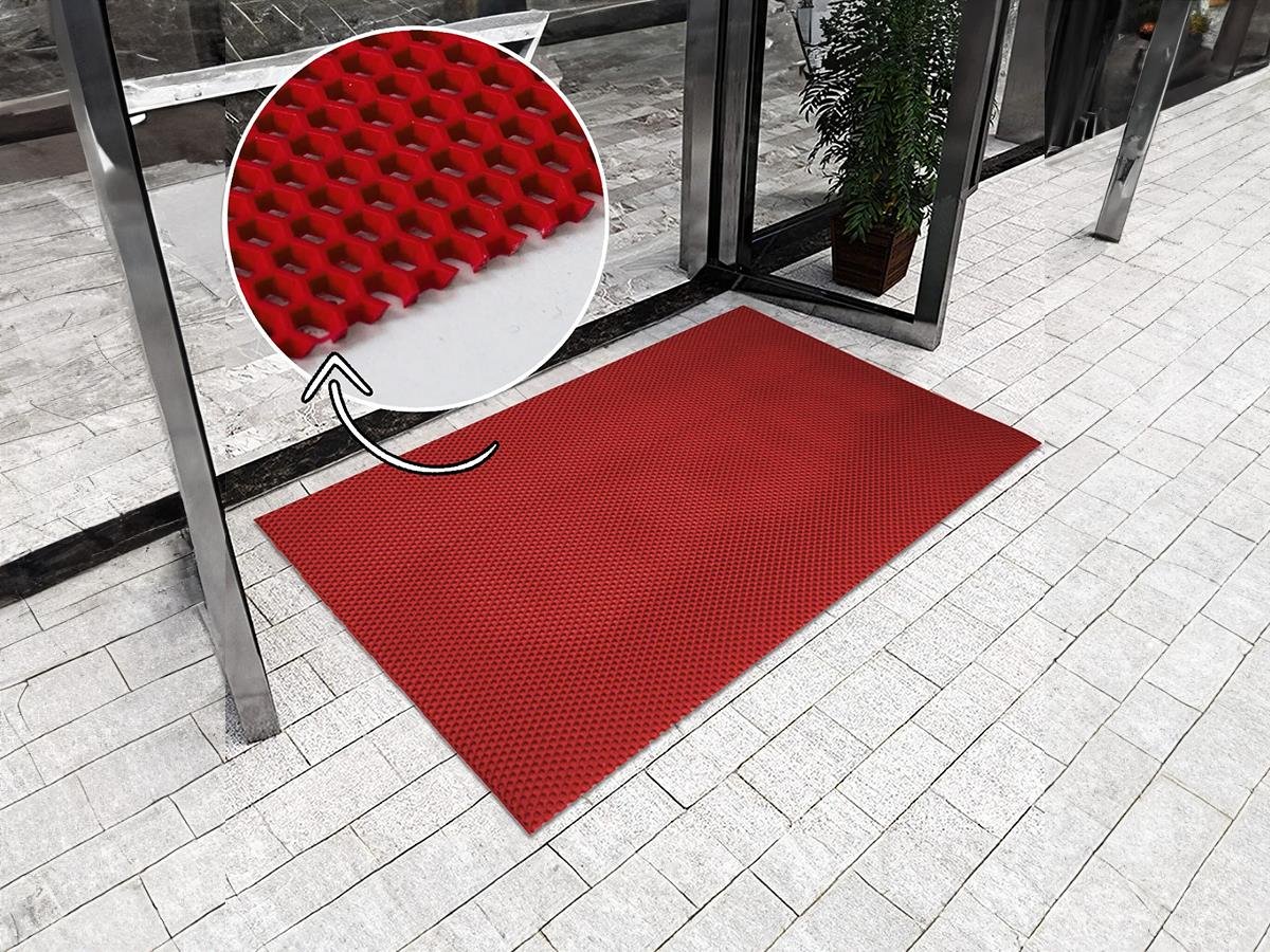 Gri İş Yeri Halısı Z Mat Paspas Islak Zemin ve Dış Mekan Paspası