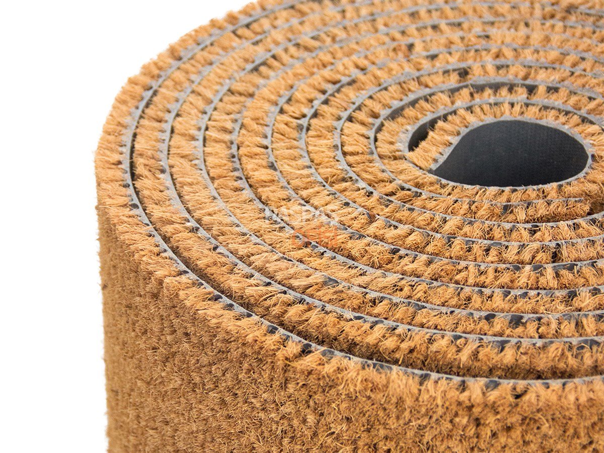 Hoş Geldiniz Yazılı Koko Paspas Kaymaz Taban Dijital Baskı