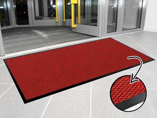 İç ve Dış Mekan Ayak İzi Bırakmaz Kapı Önü Paspası Kauçuk Kenar Rampalı