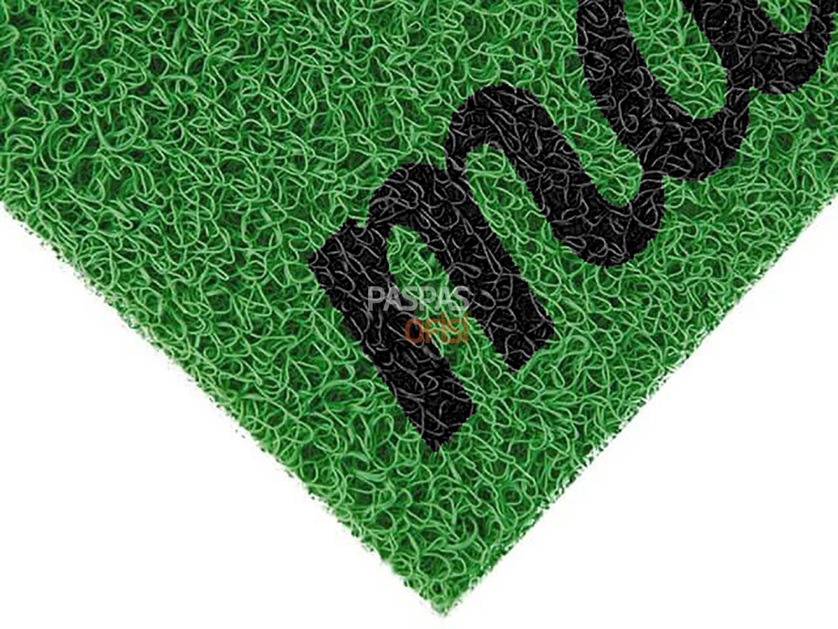 Logo Baskılı Kıvırcık Paspas İşyeri Halısı