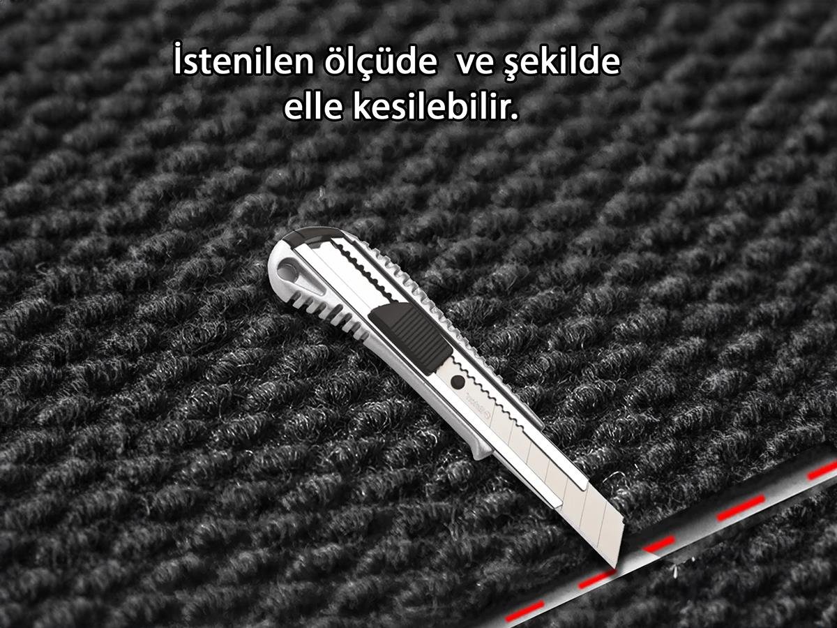 Siyah Araç İçi Paspas Otobüs ve Servis Paspası Otobüs ve Servis Halısı