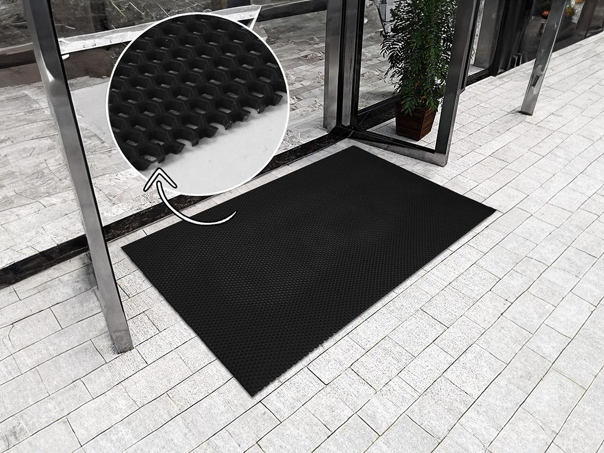 Siyah Z Mat İş Yeri Paspası Islak Zemin Dükkan Paspası 