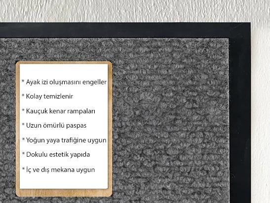 Yolluk Halı Paspas İç ve Dış Mekan Halı Paspası