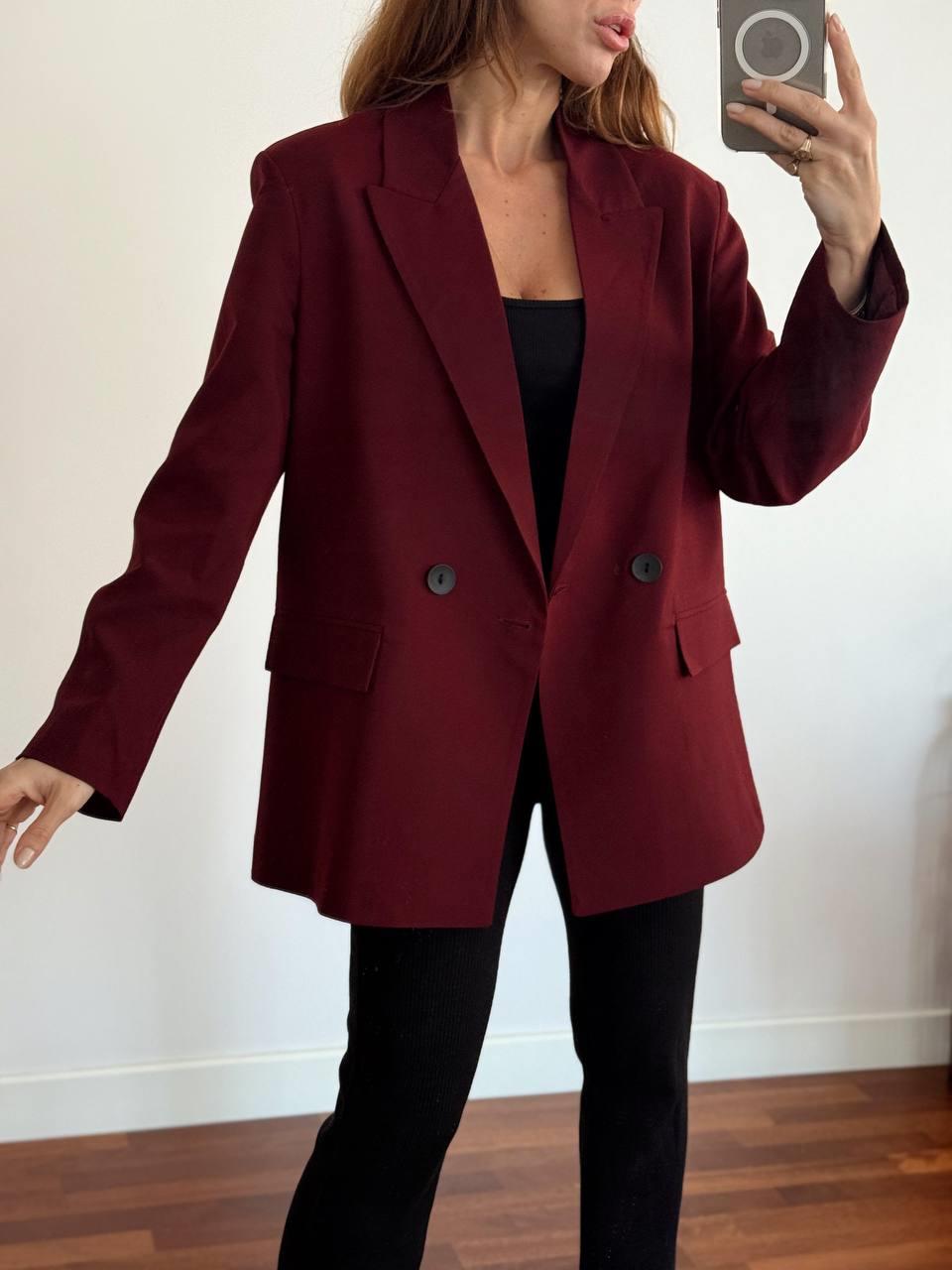 Kadın Double Kumaş Astarlı Blazer Ceket