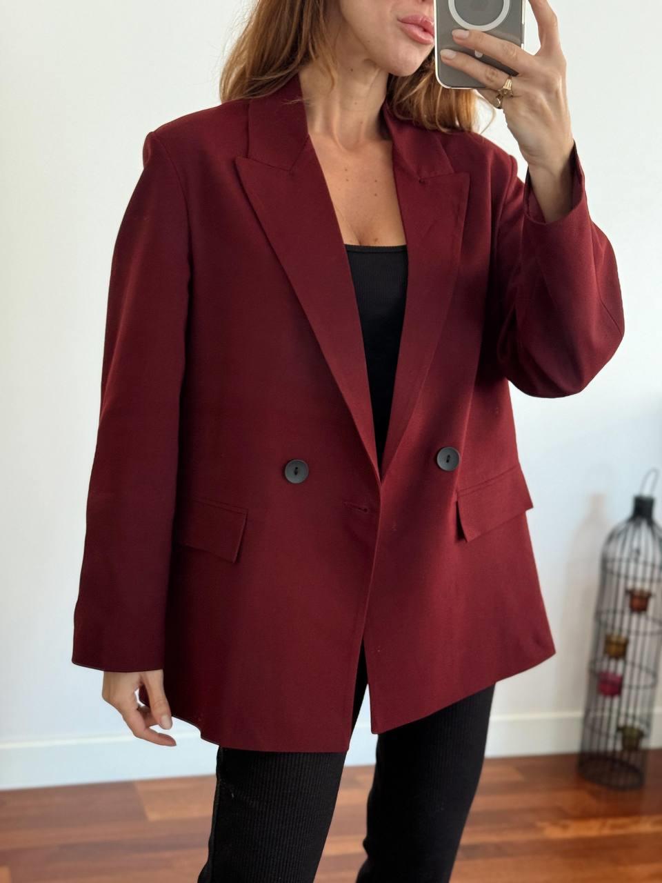Kadın Double Kumaş Astarlı Blazer Ceket