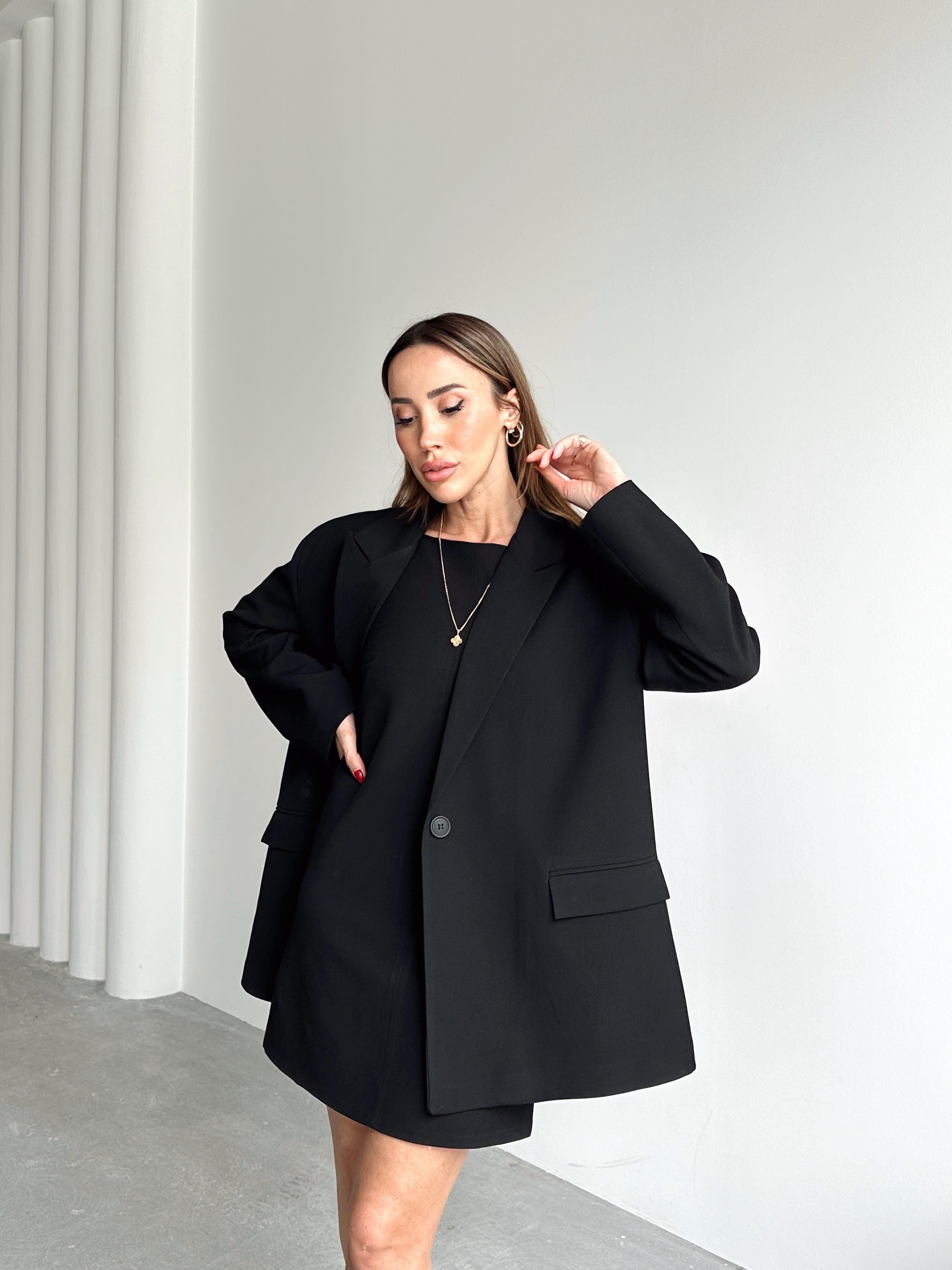 Kadın Oversize Siyah Blazer Ceket