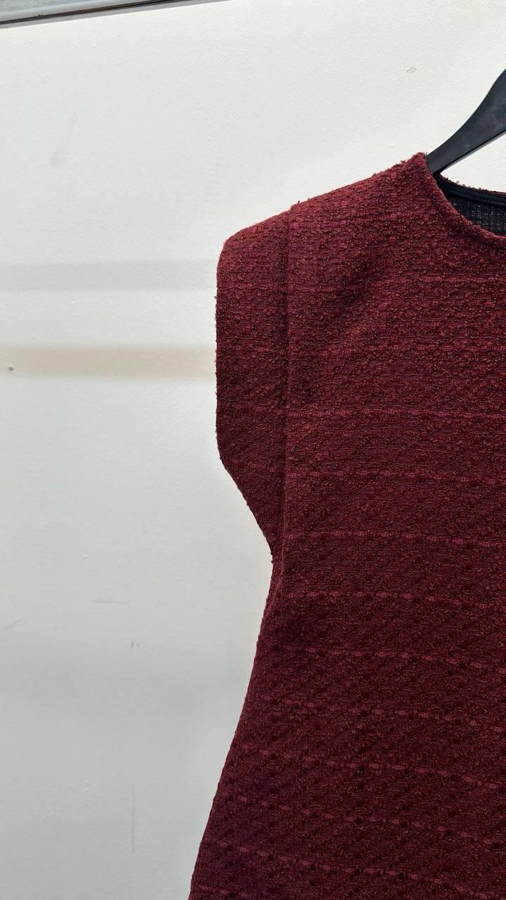 Kadın Özel Seri Tüvit Kumaş Kısa Kol Vatkalı Elbise