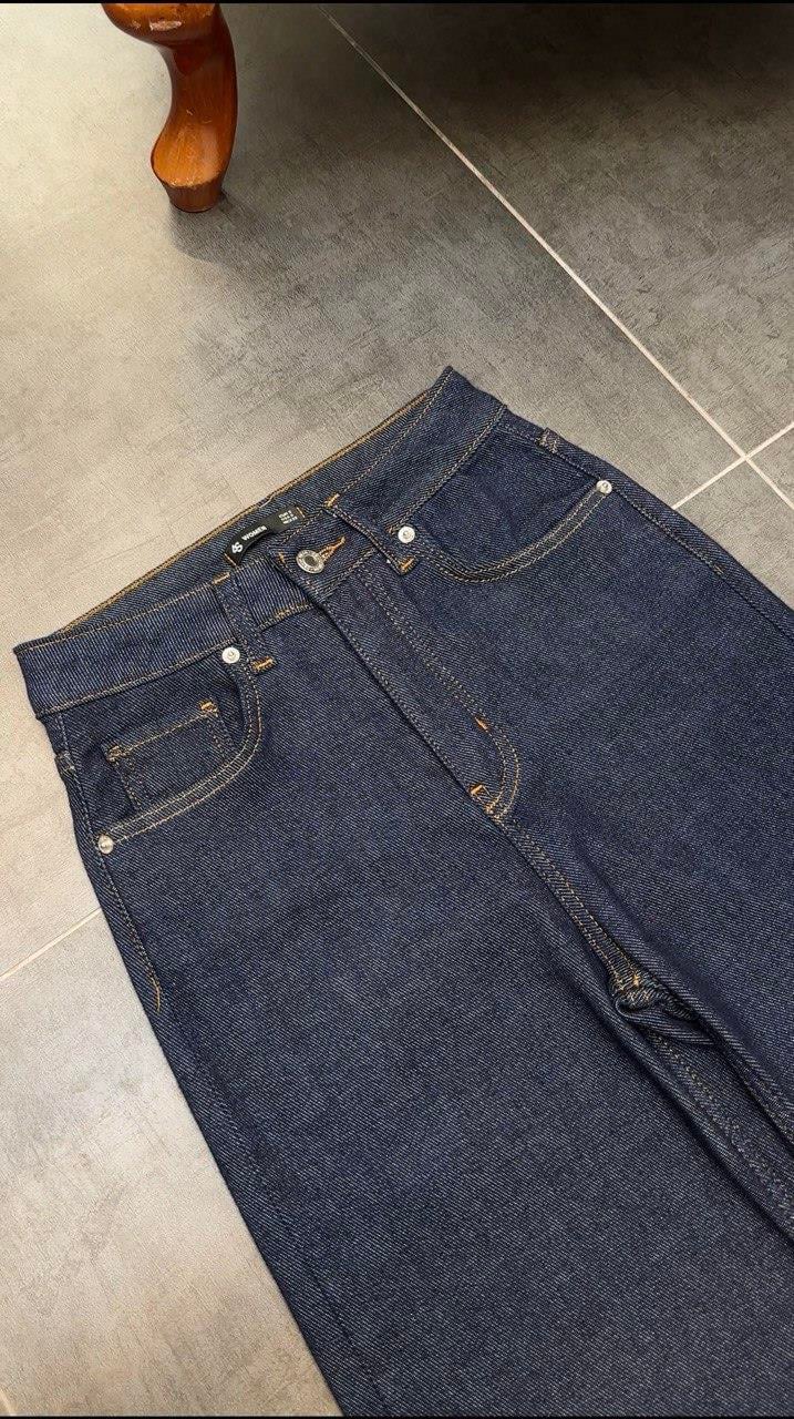 Kadın Yüksek Bel En Boy Likralı Comfort İspanyol Paça Koyu Mavi Kot Pantolon 