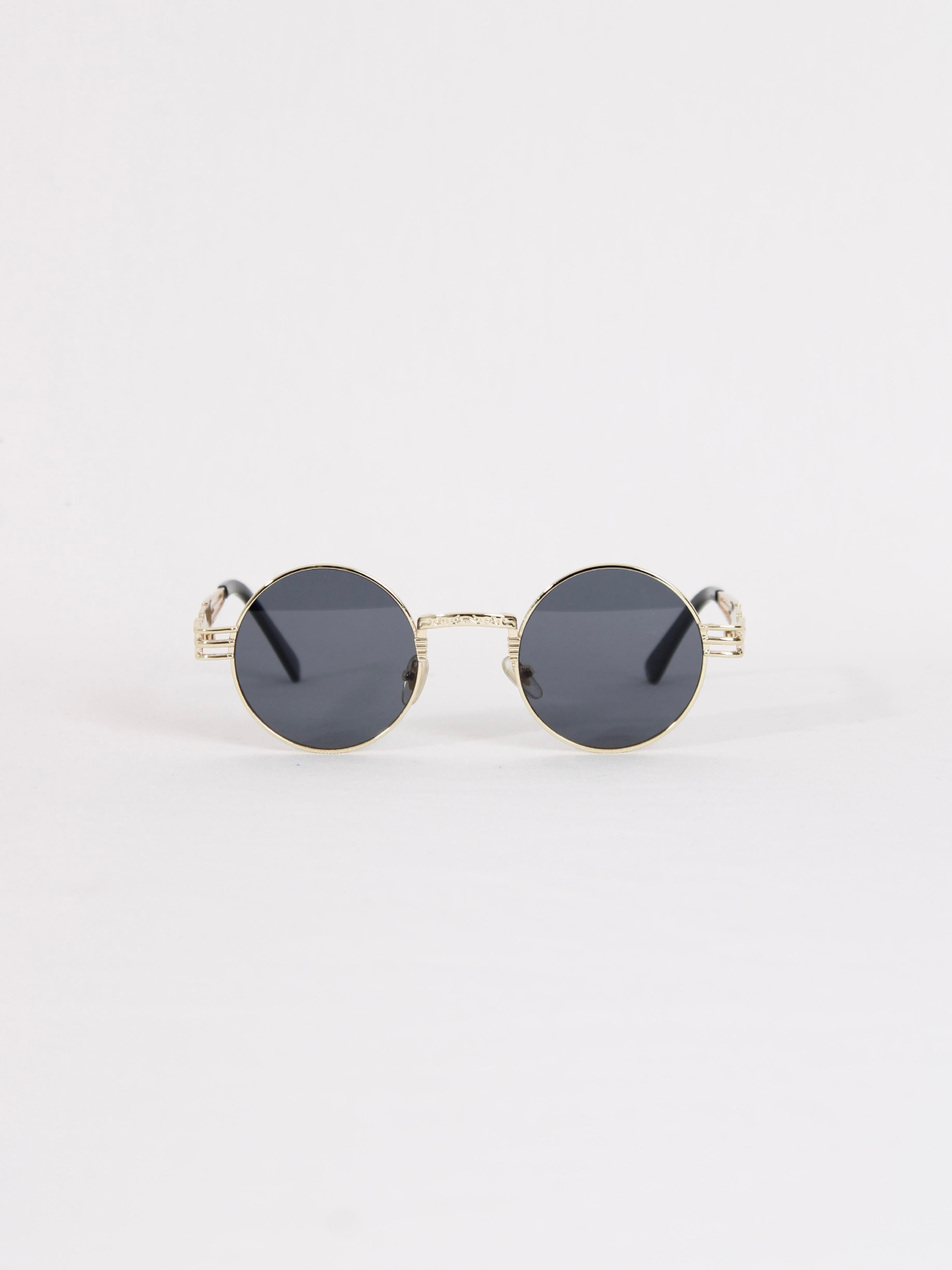 Unisex Orbiton Gold Çerçeve Siyah Güneş Gözlüğü